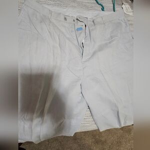 Men's Light Blue Linen Pants